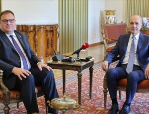TBMM Başkanı Kurtulmuş, Karadağ’ın Ankara Büyükelçisi Kastratovic’i kabul etti